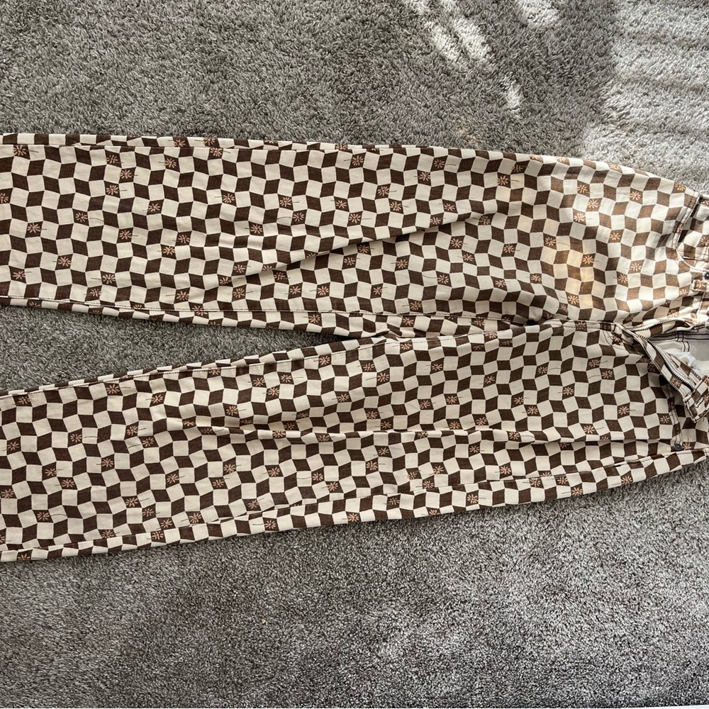 Madewell Women's Checkered Jeans